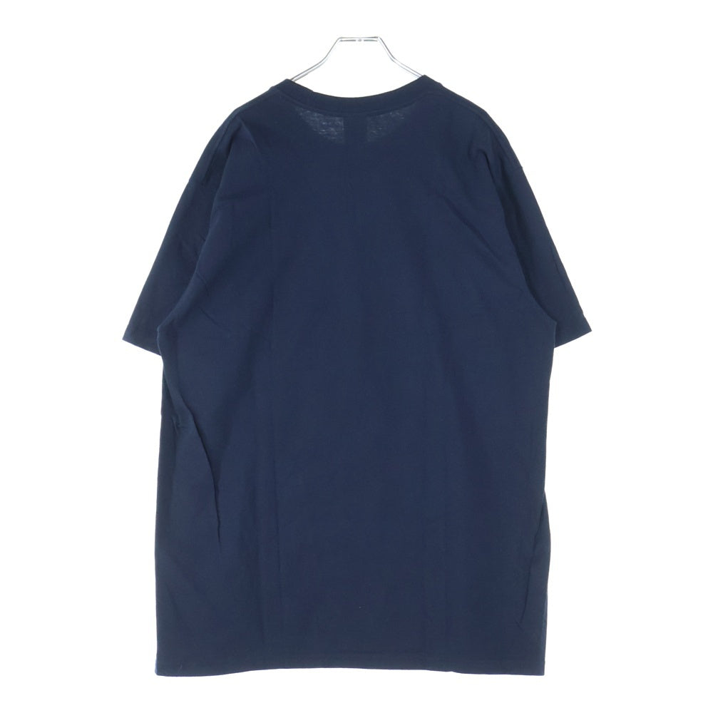 SUPREME(シュプリーム) 21SS Milano Tee ミラノ ロゴプリント クルーネック 半袖Tシャツ カットソー ネイビー