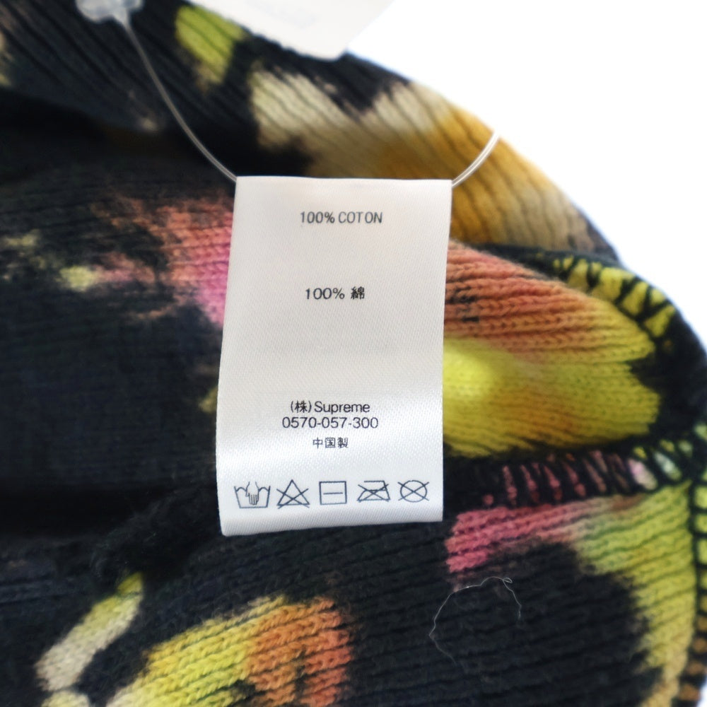 SUPREME(シュプリーム) 20SS Splatter Dyed Beanie スプラッターダイ ビーニー ニットキャップ 帽子 ブラック/マルチカラー