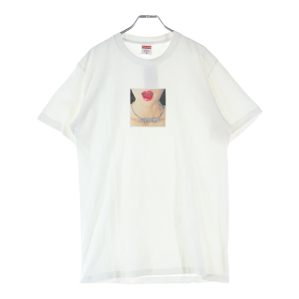 SUPREME(シュプリーム) 18SS Necklace Tee ネックレスフォトスプリント 半袖Tシャツ カットソー ホワイト