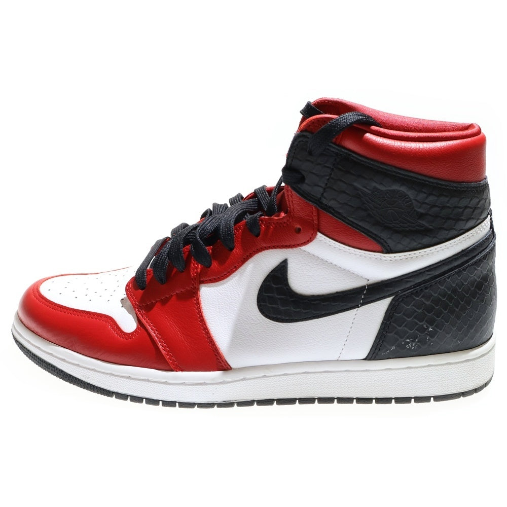 NIKE(ナイキ) WMNS AIR JORDAN 1 HIGH OG SATIN RED ウィメンズ エアジョーダン1 ウィメンズ エアジョーダン1 ハイカットスニーカー サテンレッド US12/29cm CD0461-601