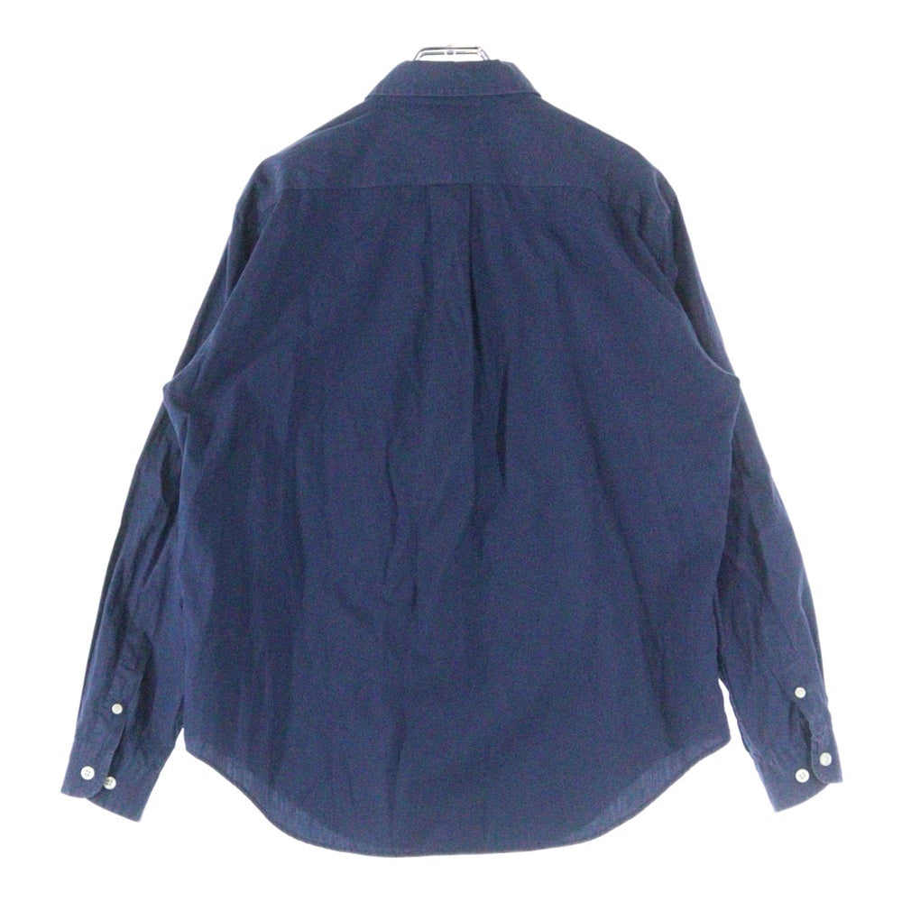 LAUREN RALPH LAUREN(ローレンラルフローレン) 胸エンブロイダリーデザイン 7B 長袖シャツ レディース ネイビー