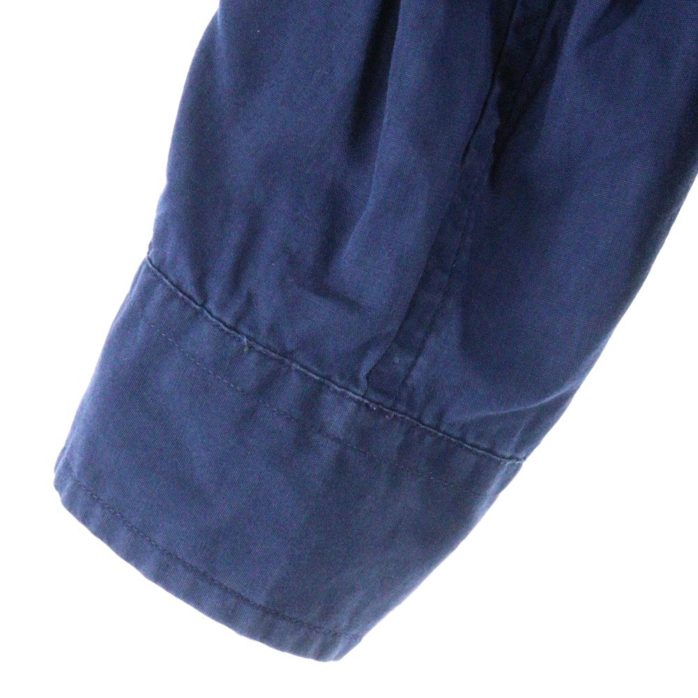 LAUREN RALPH LAUREN(ローレンラルフローレン) 胸エンブロイダリーデザイン 7B 長袖シャツ レディース ネイビー