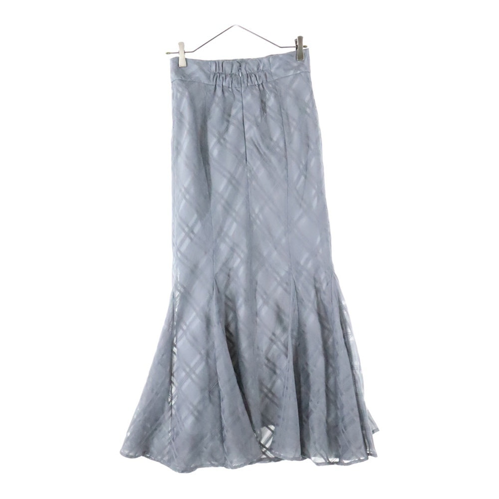 snidel(スナイデル) チェックシアー マーメイドスカート グレー レディース SWFS242133