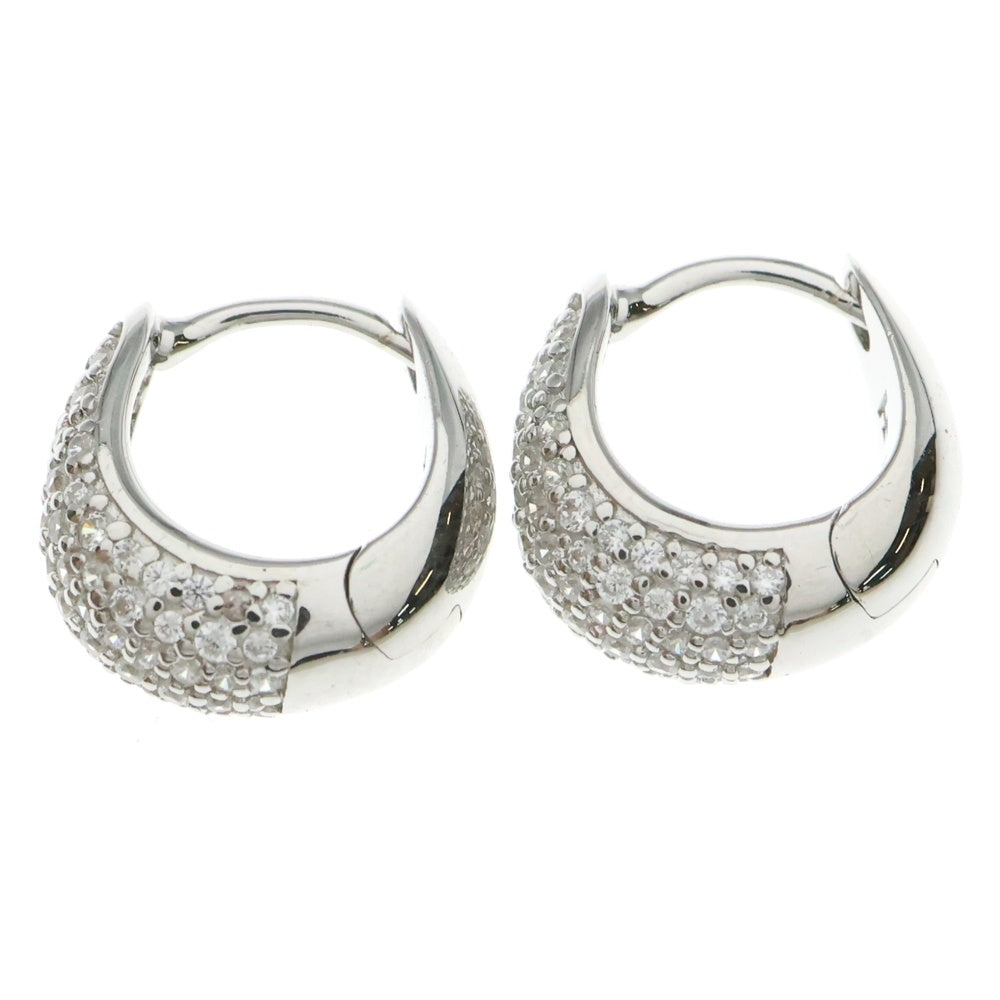 TOMWOOD(トムウッド) Ice Huggies Pave アイス ハギーズ パヴェ シルバー ピアス