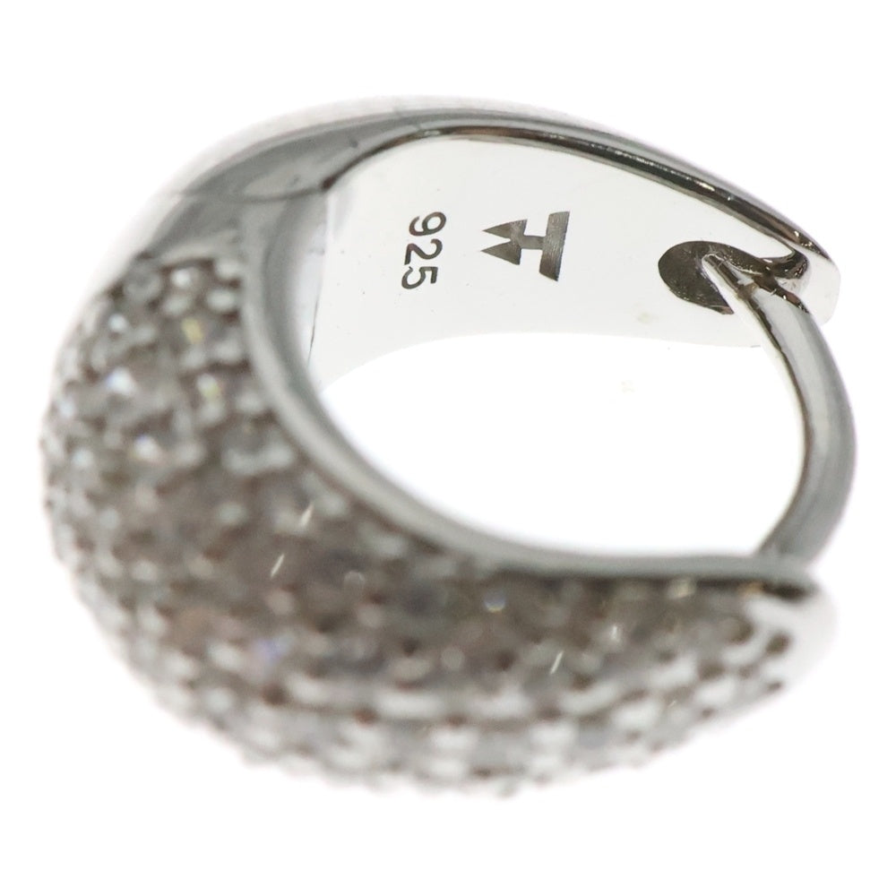 TOMWOOD(トムウッド) Ice Huggies Pave アイス ハギーズ パヴェ シルバー ピアス