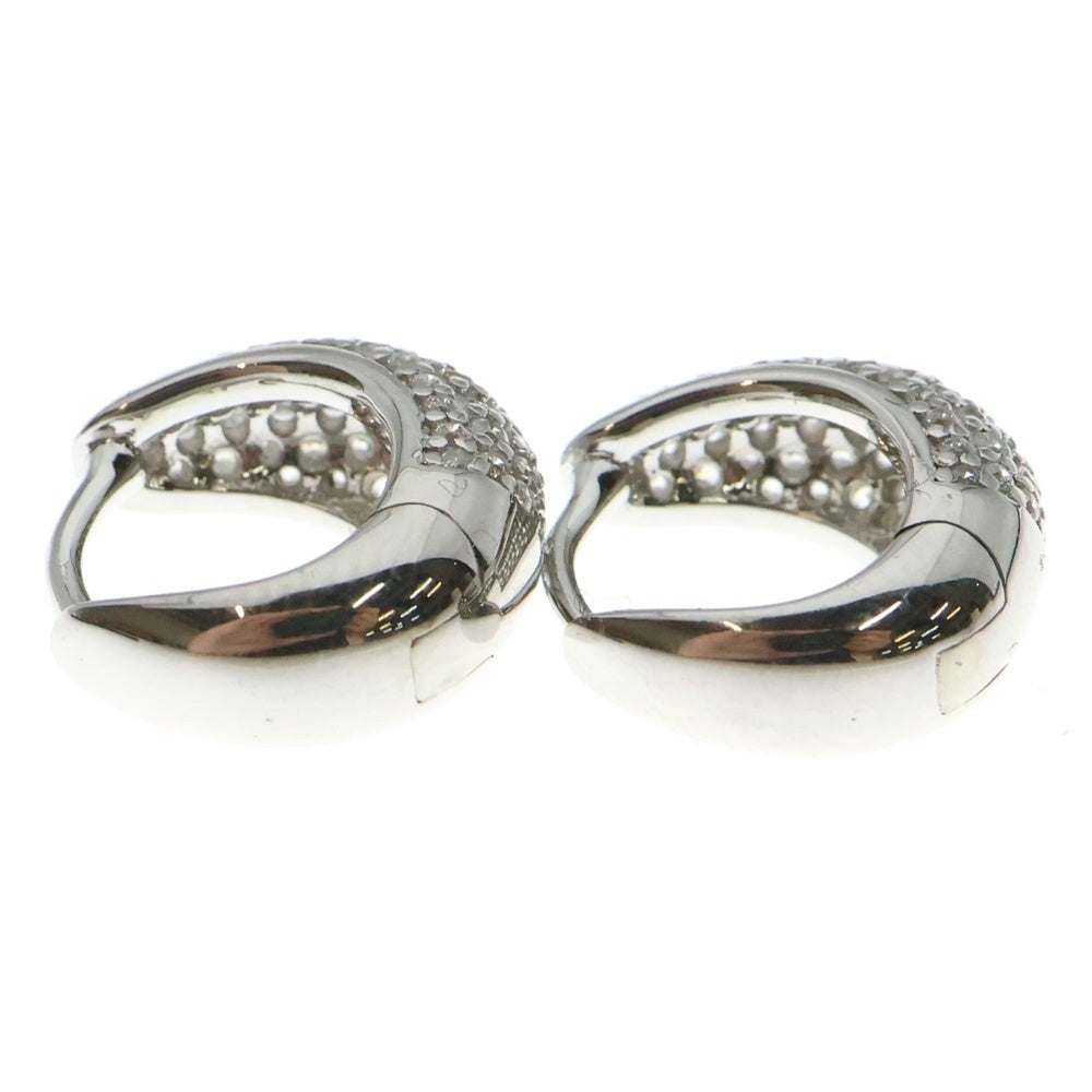 TOMWOOD(トムウッド) Ice Huggies Pave アイス ハギーズ パヴェ シルバー ピアス