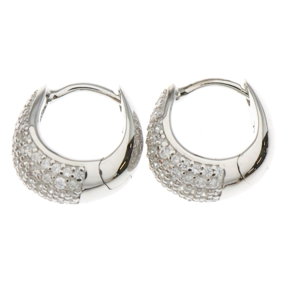 TOMWOOD(トムウッド) Ice Huggies Pave アイス ハギーズ パヴェ シルバー ピアス