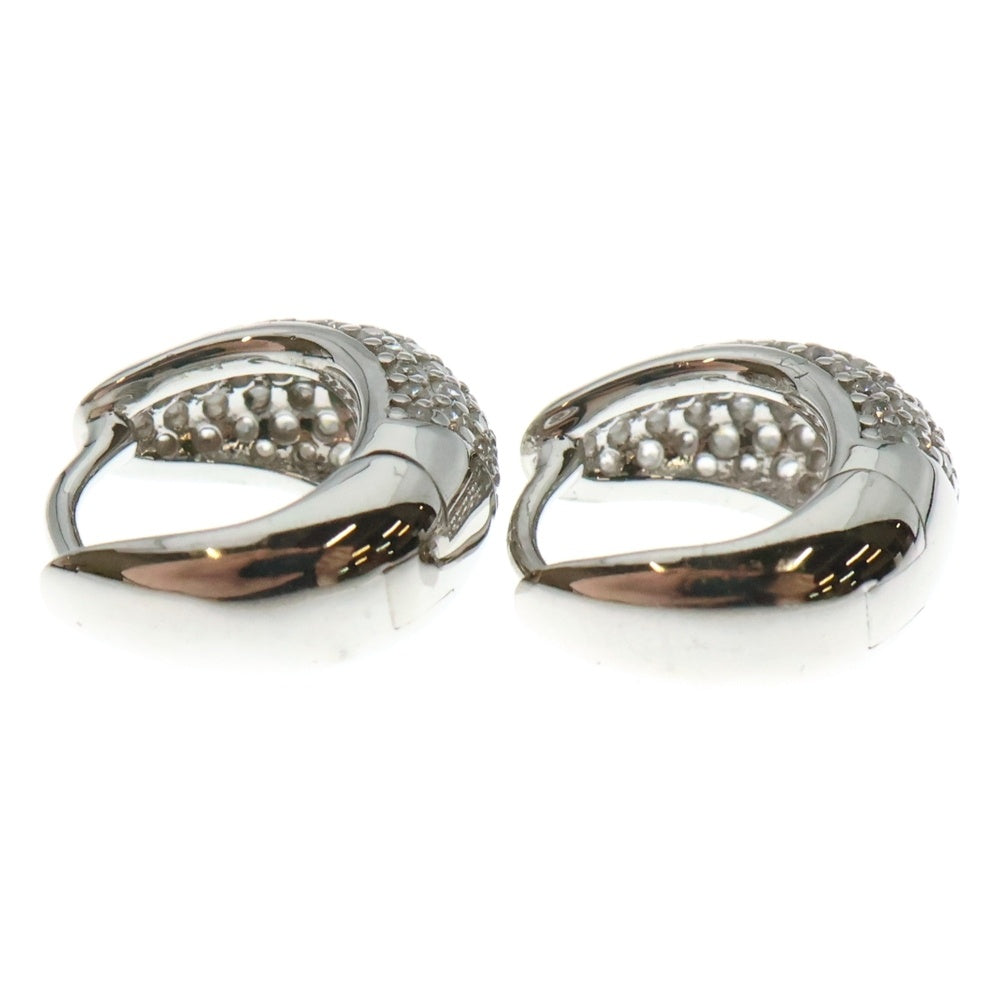 TOMWOOD(トムウッド) Ice Huggies Pave アイス ハギーズ パヴェ シルバー ピアス