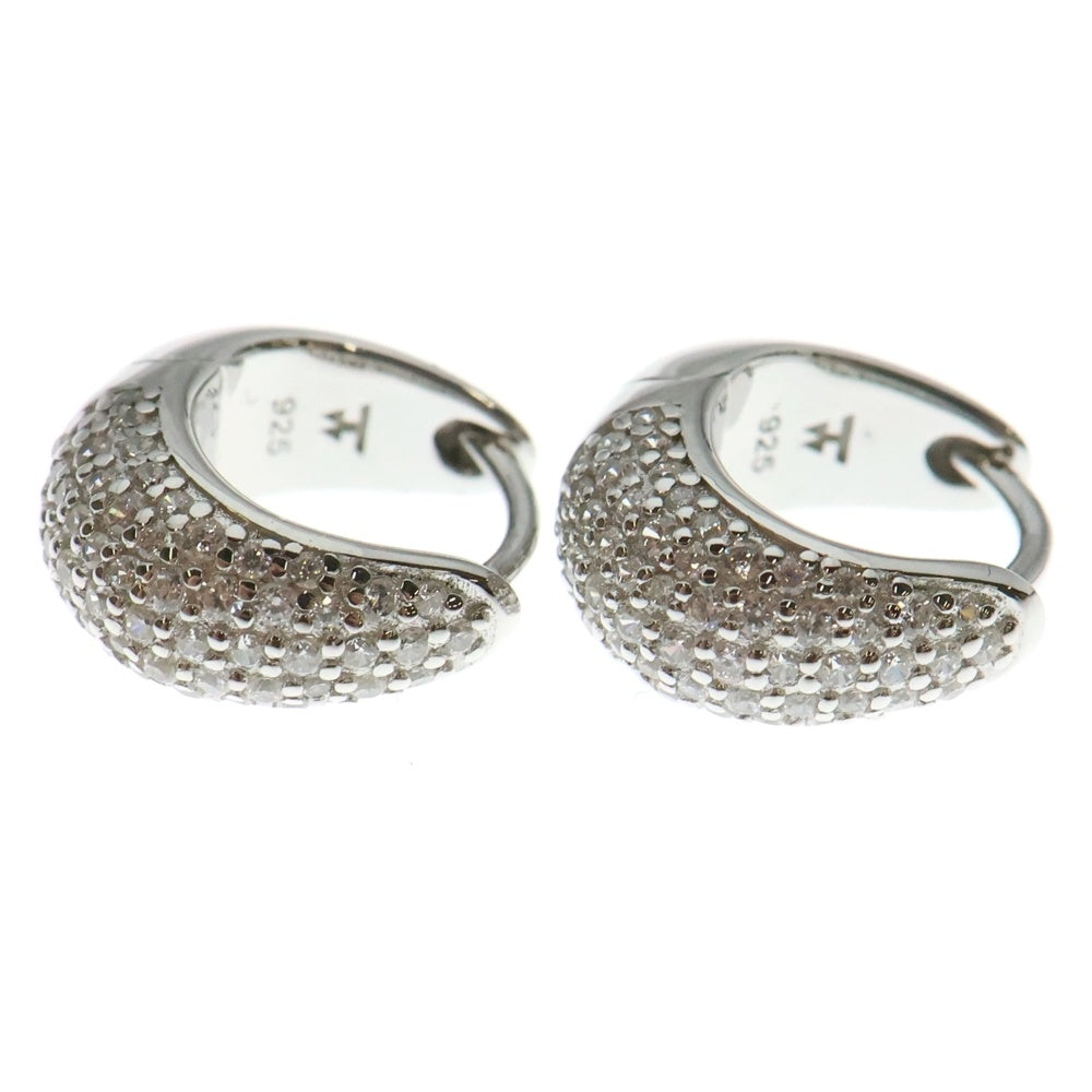 TOMWOOD(トムウッド) Ice Huggies Pave アイス ハギーズ パヴェ シルバー ピアス
