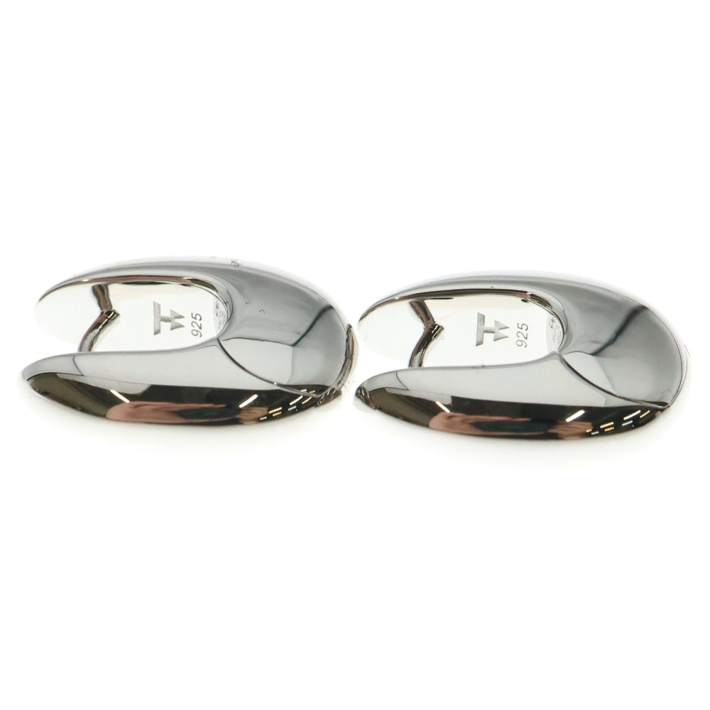 TOMWOOD(トムウッド) Pebble Hoops Small ぺブル フープ スモール シルバー ピアス