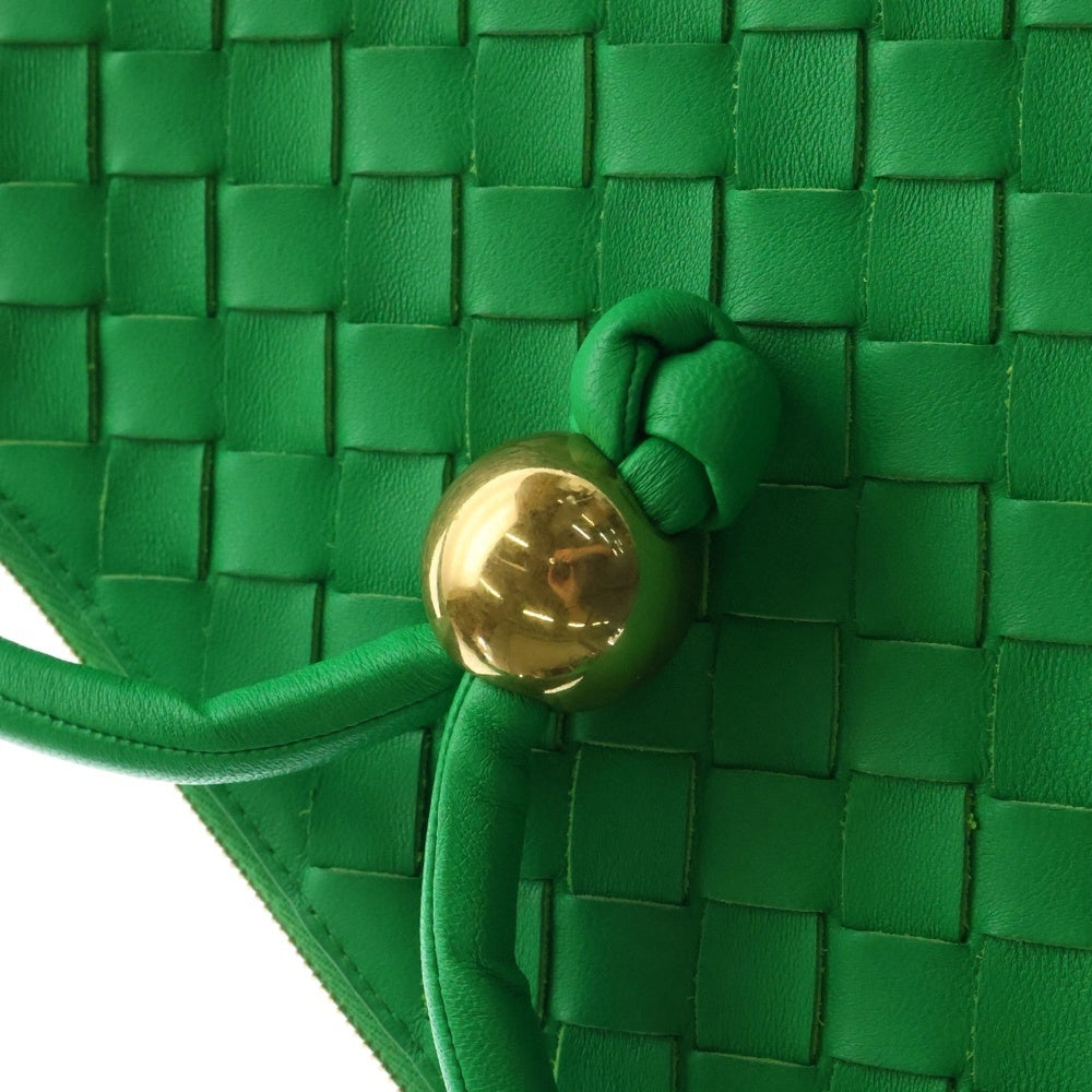 BOTTEGA VENETA(ボッテガヴェネタ) スモール ターン イントレチャート ショルダーバッグ グリーン