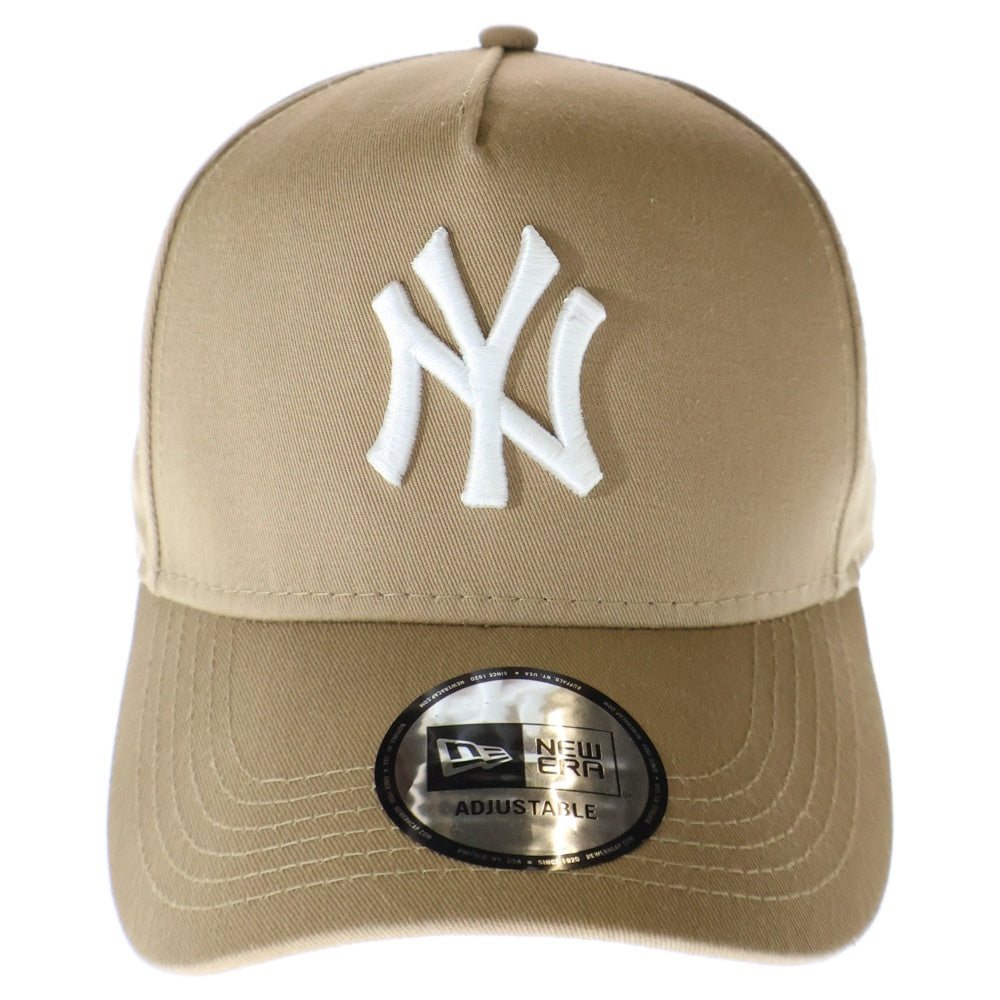 NEW ERA(ニューエラ) ニューヨークヤンキース 5パネル ベースボールキャップ 帽子 ベージュ