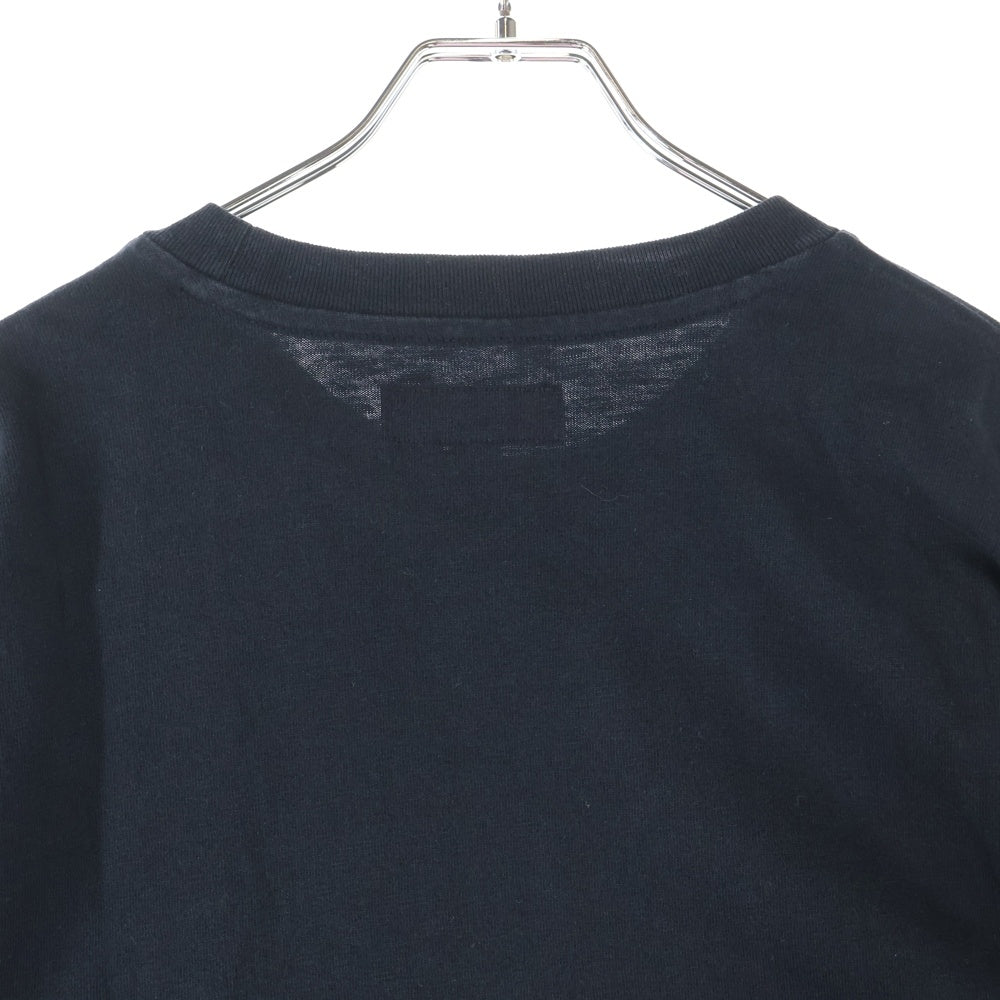 SUPREME(シュプリーム) 25SS Satin Applique S/S Top Tee サテン アップリケ ショートスリーブ トップ クルーネック半袖Tシャツ カットソー ブラック