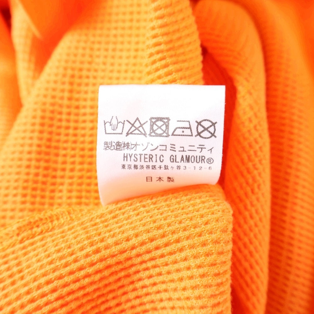 HYSTERIC GLAMOUR(ヒステリックグラマー) ワッフル クルーネック半袖