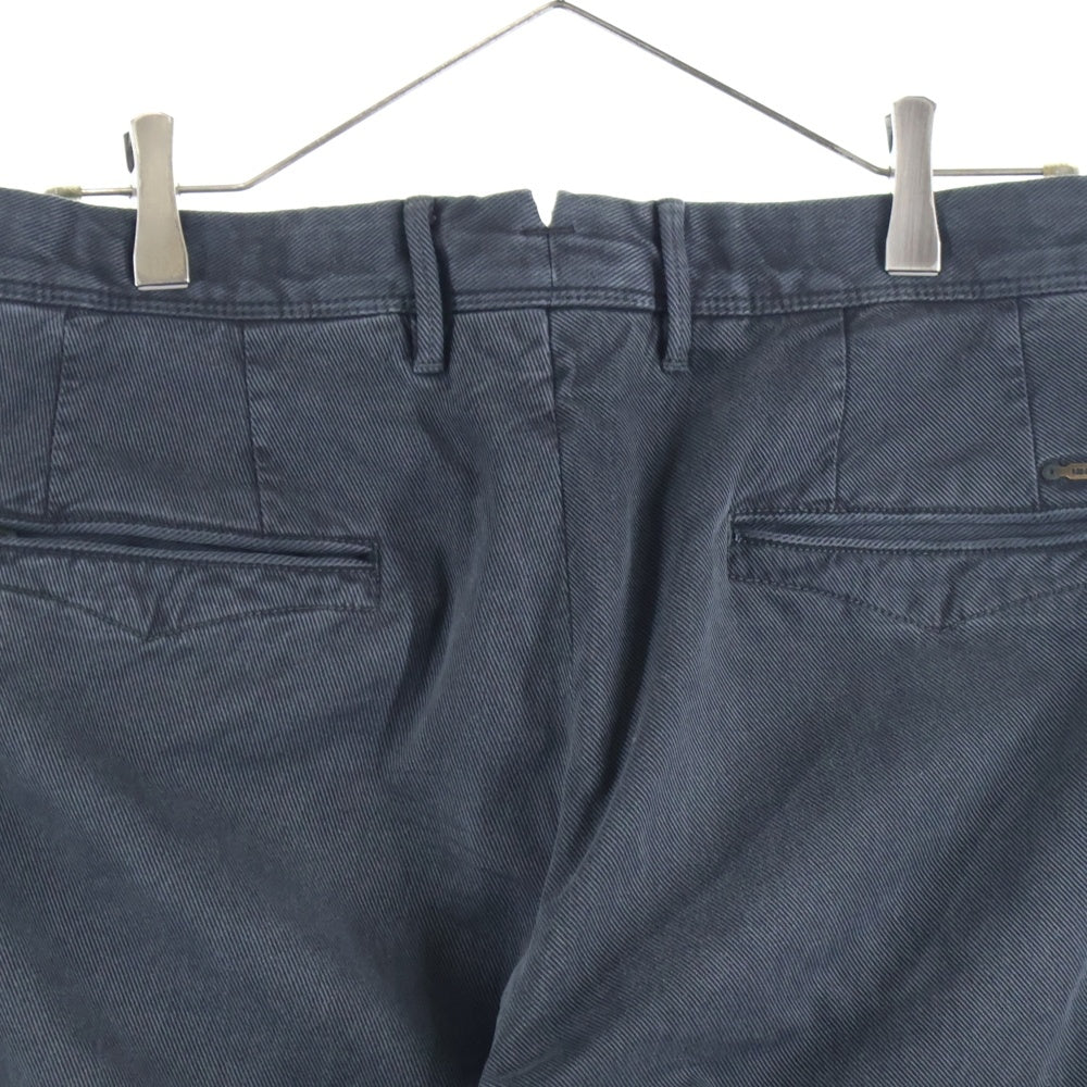 INCOTEX(インコテックス) スリムフィット ZIPフライ ストレート ロングパンツ ブラック 16S100 40689 936