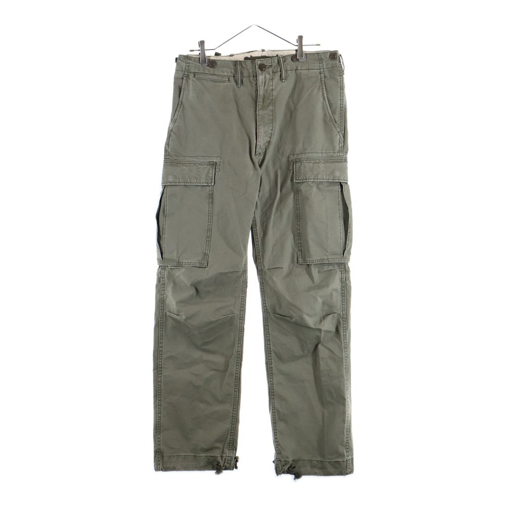 POLO RALPH LAUREN(ポロラルフローレン) アジャスター付き ZIPフライ ドローコード カーゴパンツ カーキ