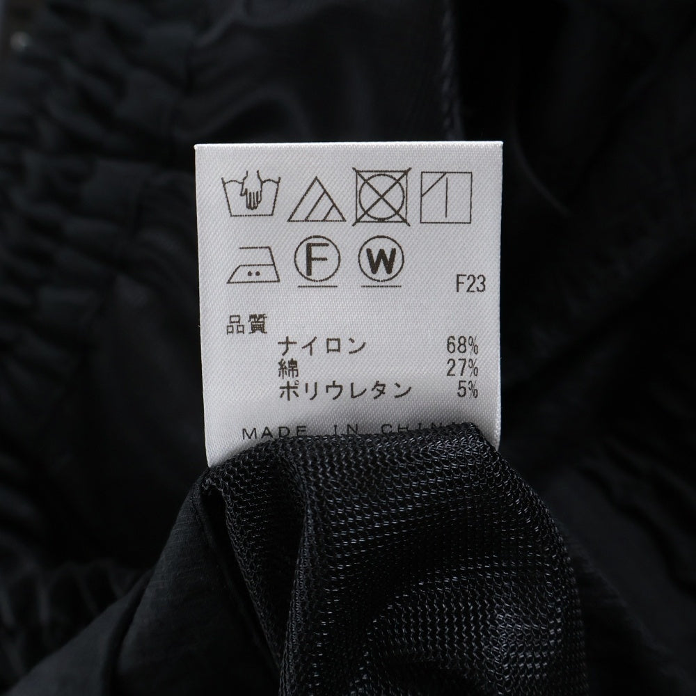 JOSEPH(ジョセフ) ナイロン ストレートロングパンツ ブラック 7091417