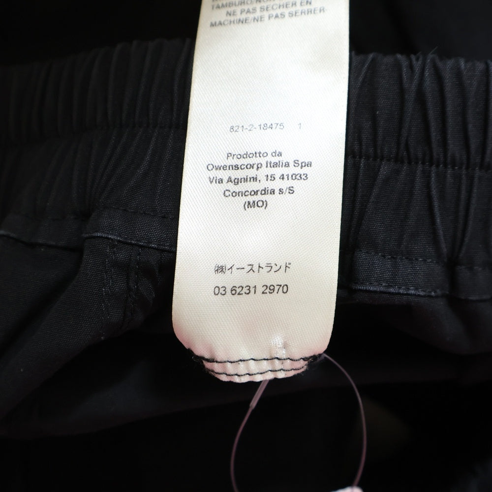 Rick Owens(リックオウエンス) 22SS RICKS PODS リックズ ポッズ ドローストリング サルエル ハーフパンツ ブラック RU01B1384-TE