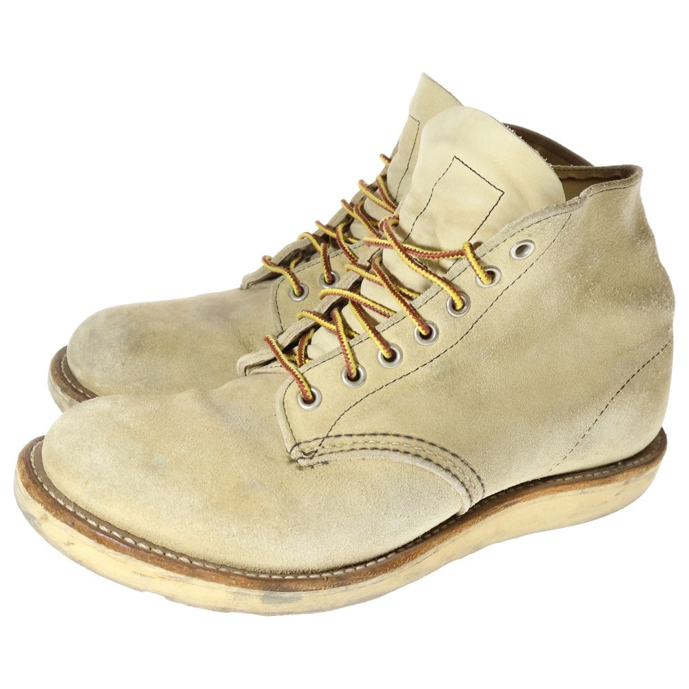 RED WING(レッド ウイング) 【観賞用2009年製】 8167 スエード アイリッシュセッター レースアップブーツ ベージュ