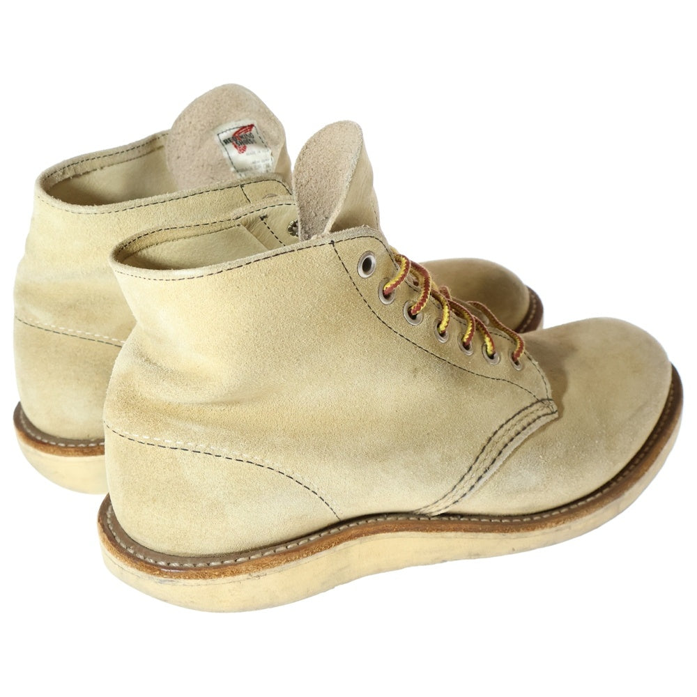 RED WING(レッド ウイング) 【観賞用2009年製】 8167 スエード アイリッシュセッター レースアップブーツ ベージュ