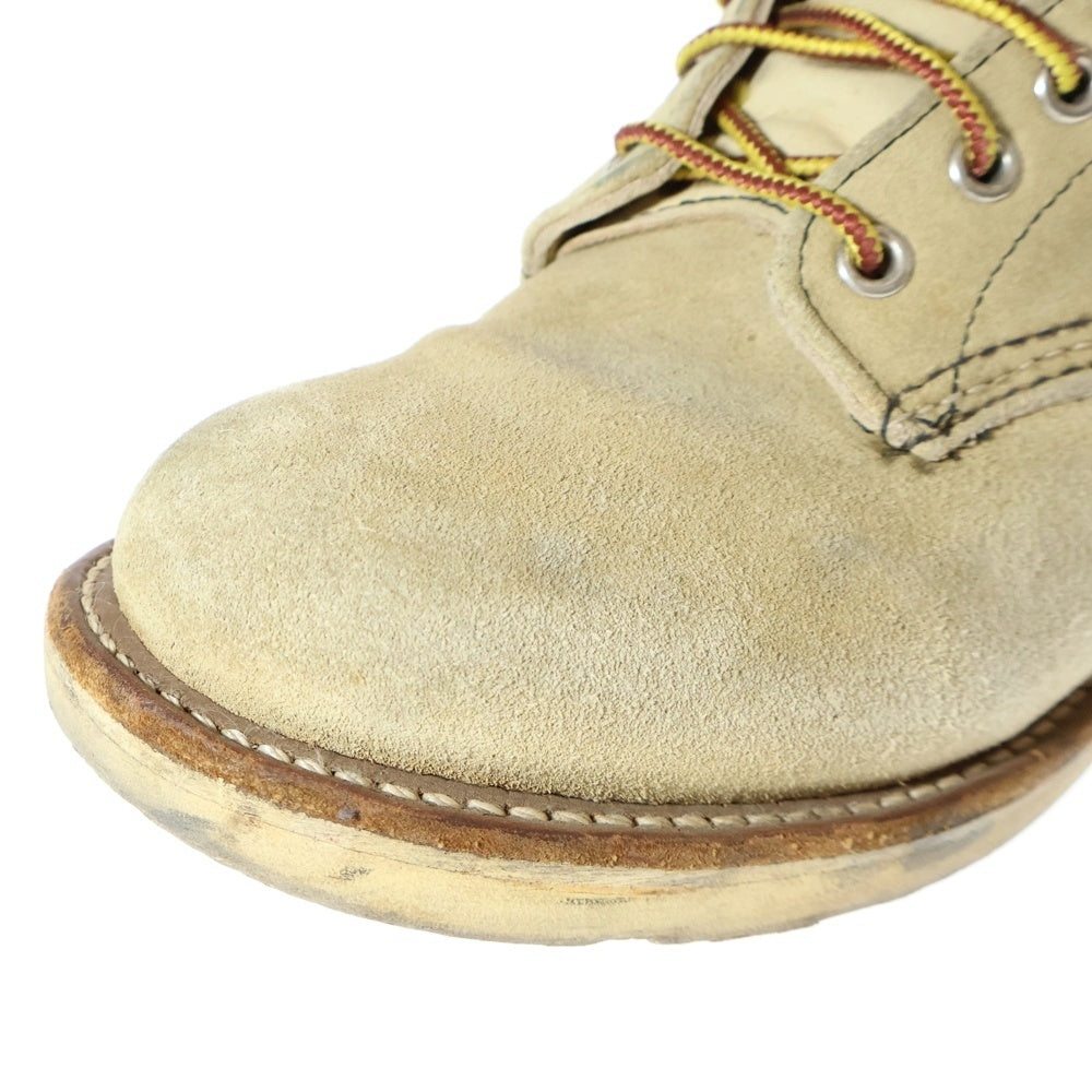 RED WING(レッド ウイング) 【観賞用2009年製】 8167 スエード アイリッシュセッター レースアップブーツ ベージュ