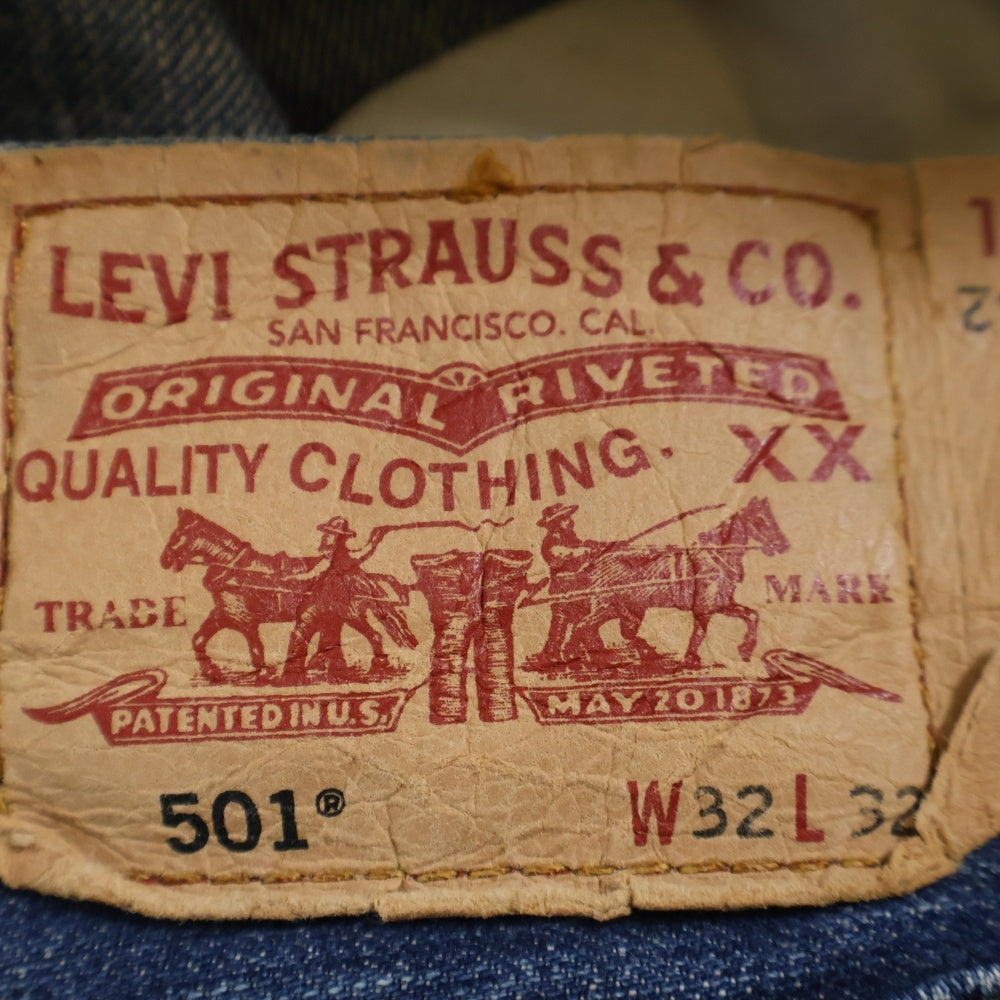 Levi's(リーバイス) 00S 501 ボタン裏359 フィリピン製 ボタンフライ デニムパンツ インディゴ 03501-01