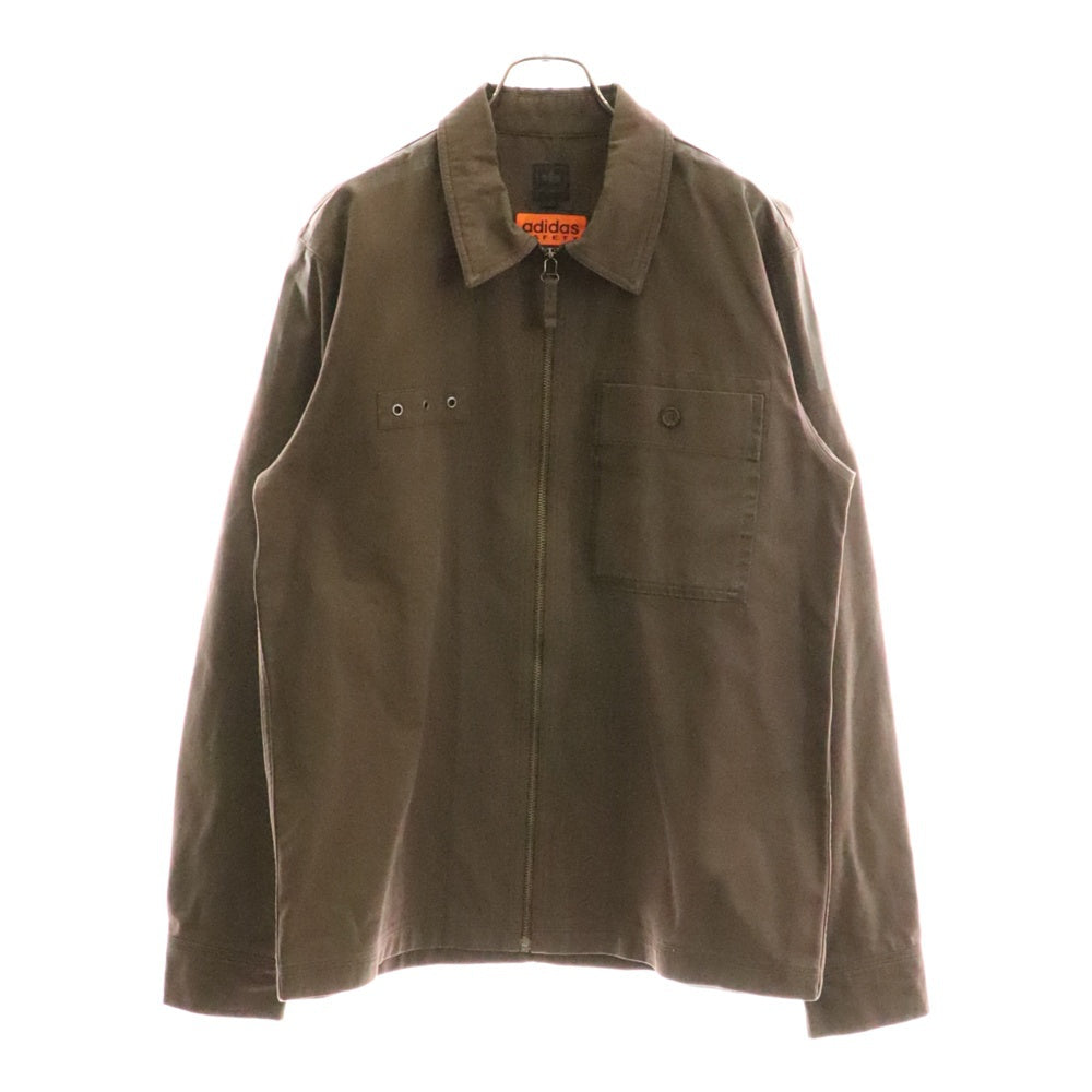 adidas(アディダス) 00S SAFETY JAKET トレフォイルロゴ セーフティ ワークジャケット ブラウン 983461