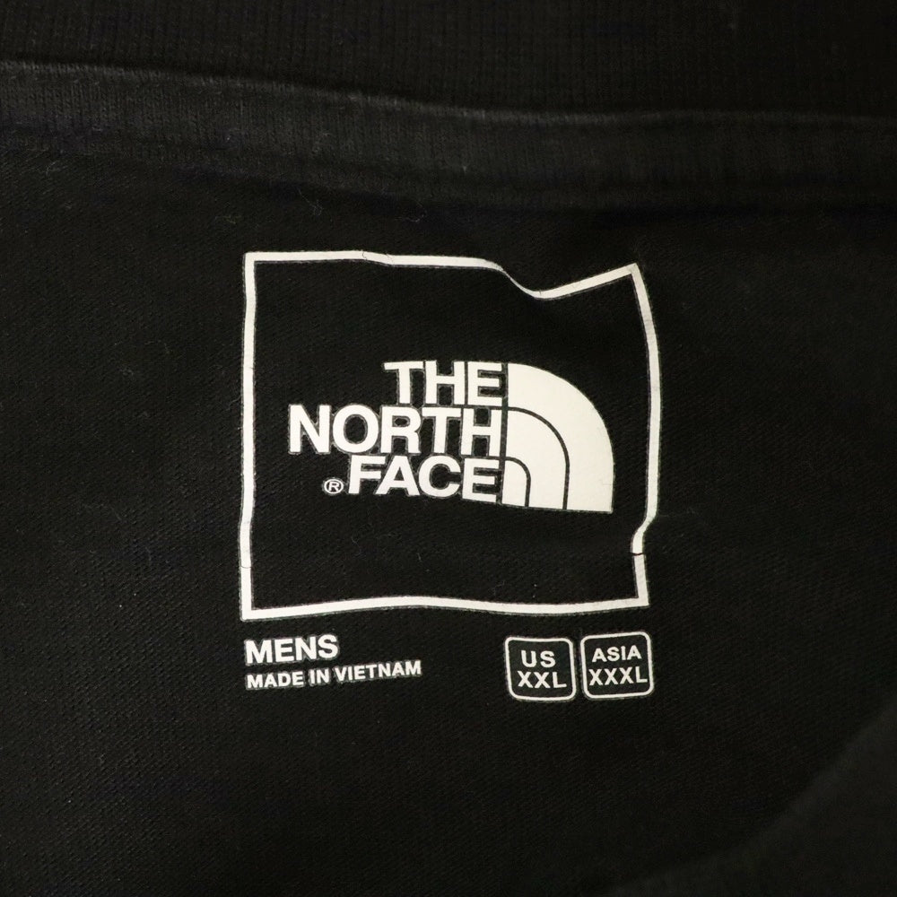 THE NORTH FACE(ザノースフェイス) CONRADS FLAG L/S R/TEE コンラッドフラッグ 長袖Tシャツ カットソー ブラック NT7TM56A