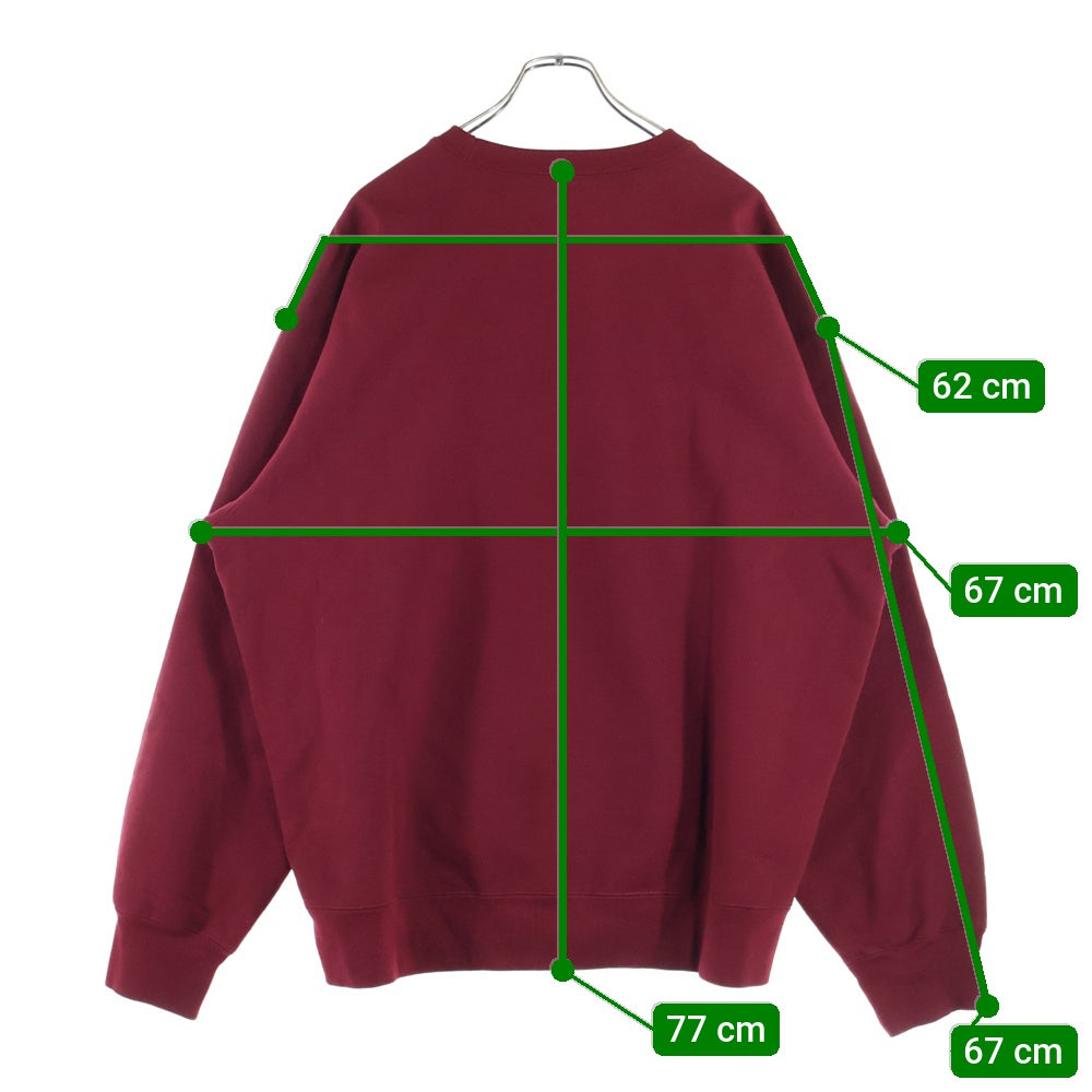 SUPREME(シュプリーム) 22AW Box Logo Crewneck Sweatshirt ボックスロゴ クルーネック スウェット トレーナー バーガンディー