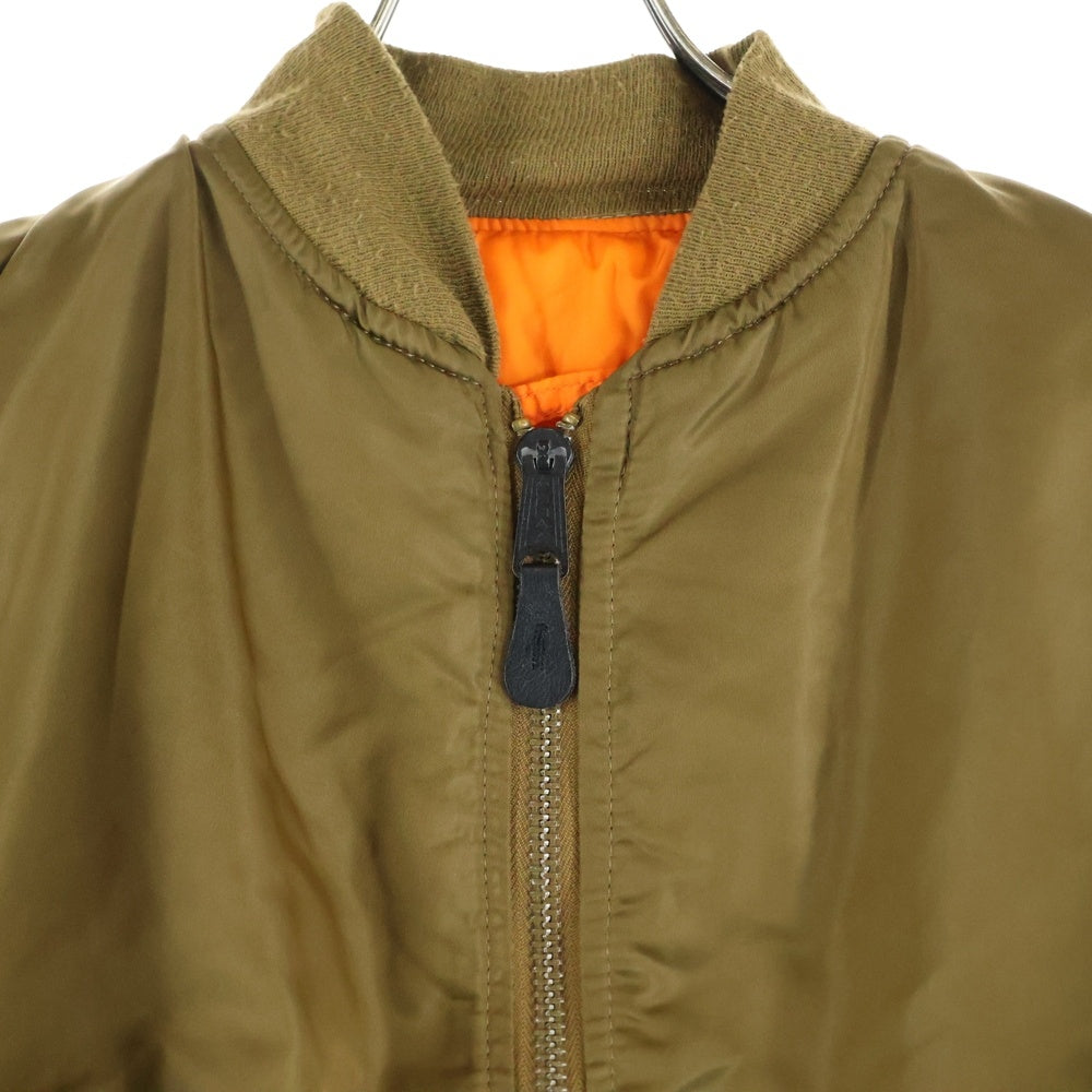 ALPHA INDUSTRIES(アルファ インダストリーズ) MA-1 エムエーワン フライトジャケット ブラウン MIL-J-82790J