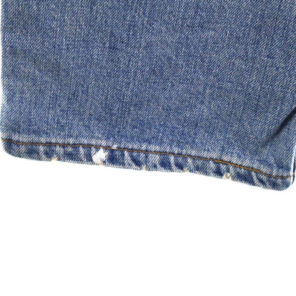 Levi's(リーバイス) 01年製 501 ボタンフライ ボタン裏553 ペイント デニムパンツ インディゴ