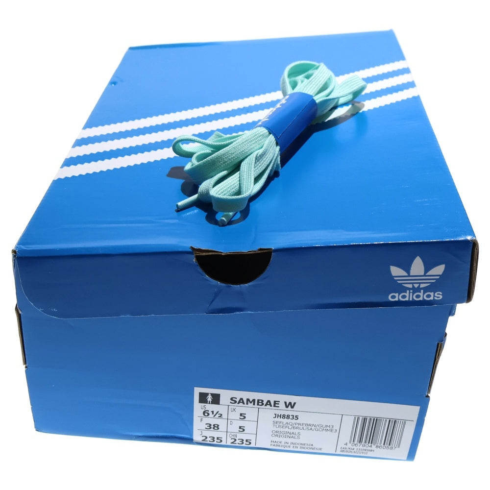 adidas(アディダス) SAMBAE サンべー スウェード ローカットスニーカー レディース ブルー US6.5/23.5cm JH8835