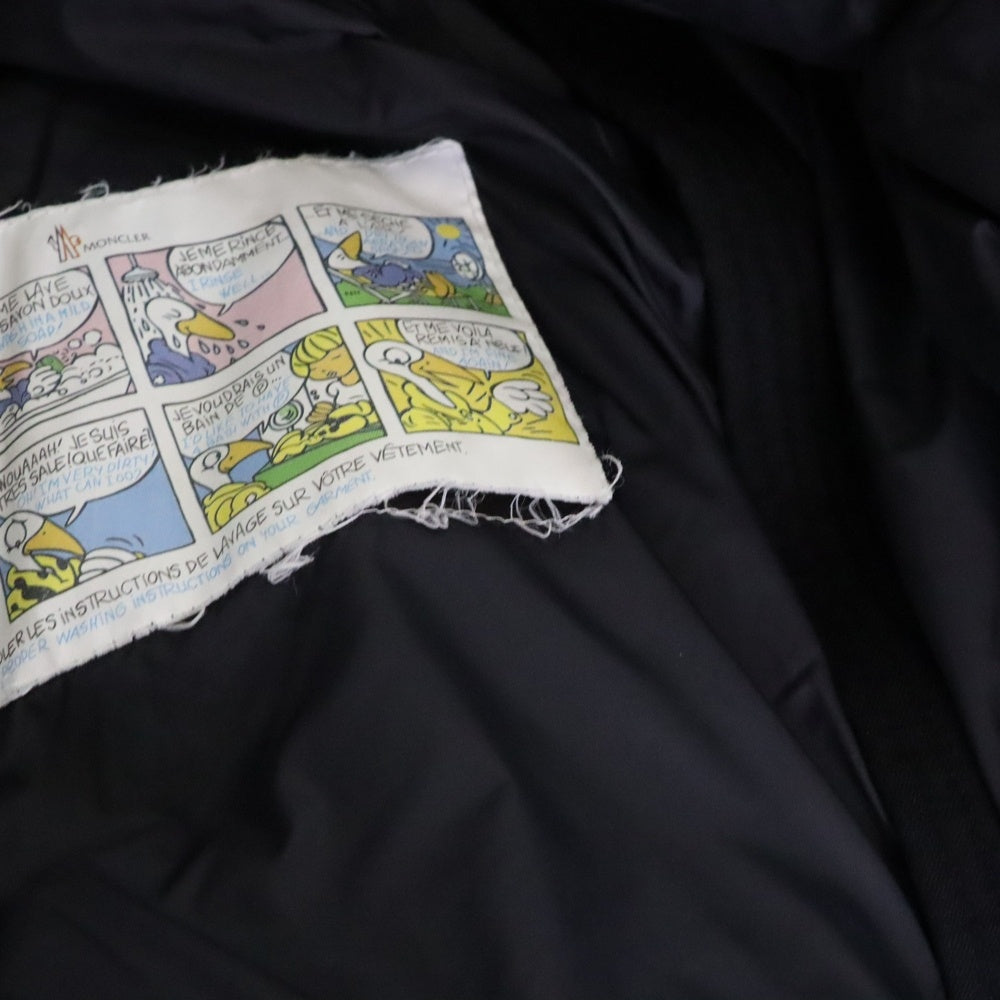 MONCLER(モンクレール) 16AW MONTGENEVRE モンジュネーブル フ ジップアップフーデットダウンジャケット ブラック B20914033805 54272