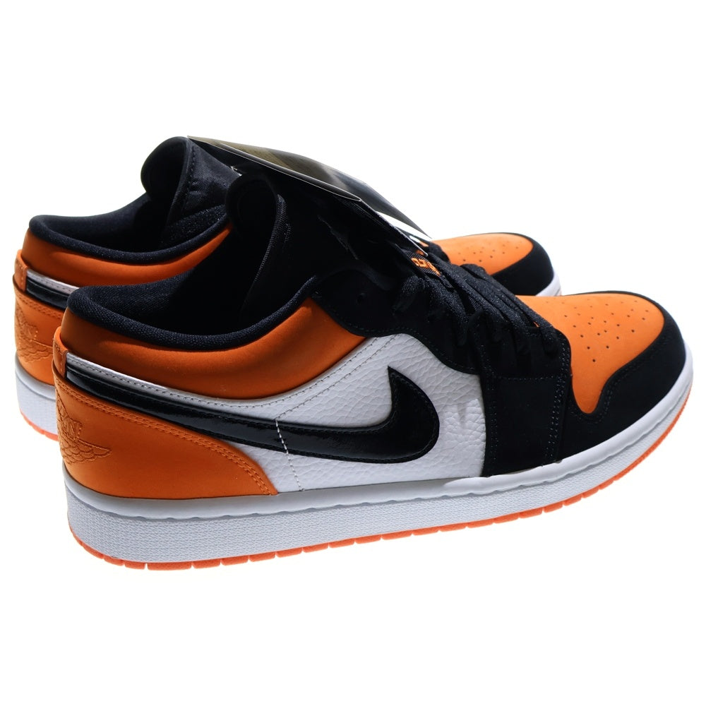 NIKE(ナイキ) AIR JORDAN 1 LOW SHATTERED BACKBOARD エアジョーダン1 シャッタード バックボード ローカットスニーカー ブラック/オレンジ US10.5/28.5cm 553558-128