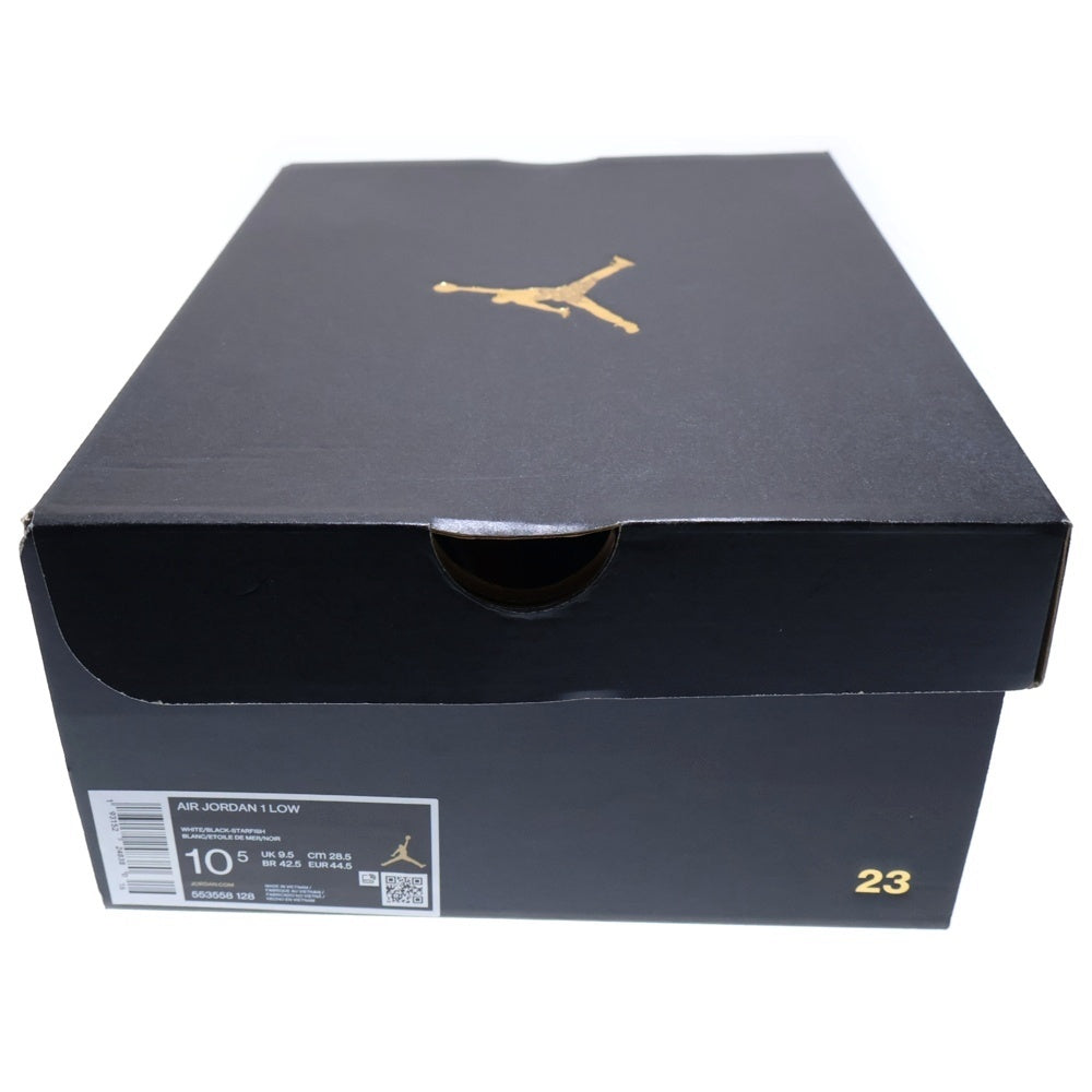 NIKE(ナイキ) AIR JORDAN 1 LOW SHATTERED BACKBOARD エアジョーダン1 シャッタード バックボード ローカットスニーカー ブラック/オレンジ US10.5/28.5cm 553558-128