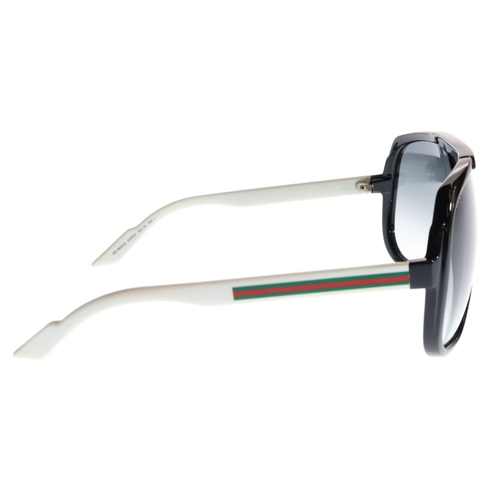 GUCCI(グッチ) 1622/S OVFLF アビエーター グラデーションレンズ サングラス メガネ 眼鏡 ブラック/ホワイト