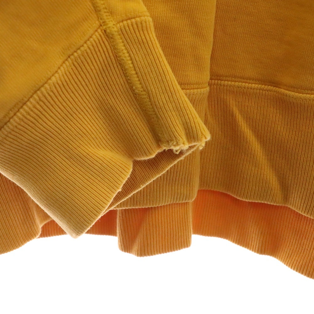 HYSTERIC GLAMOUR(ヒステリックグラマー) ガールロゴプリント スウェット プルオーバーパーカー イエロー 2CF-4515