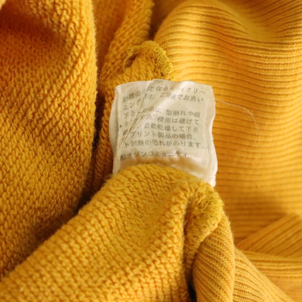 HYSTERIC GLAMOUR(ヒステリックグラマー) ガールロゴプリント スウェット プルオーバーパーカー イエロー 2CF-4515