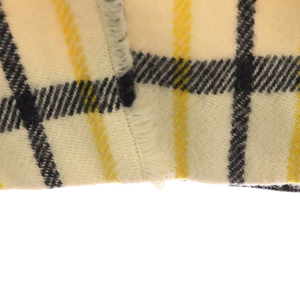 DRAWER(ドゥロワー) ウール チェックスカート ベージュ/イエロー レディース 6524-299-0788