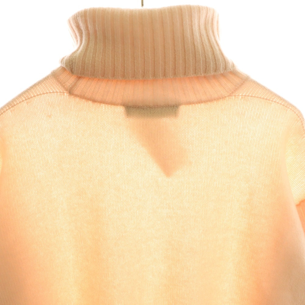 DOLCE & GABBANA(ドルチェアンドガッバーナ) タートルネック ニット スリークオータースリーブ Tシャツ ピンク レディース FE790K