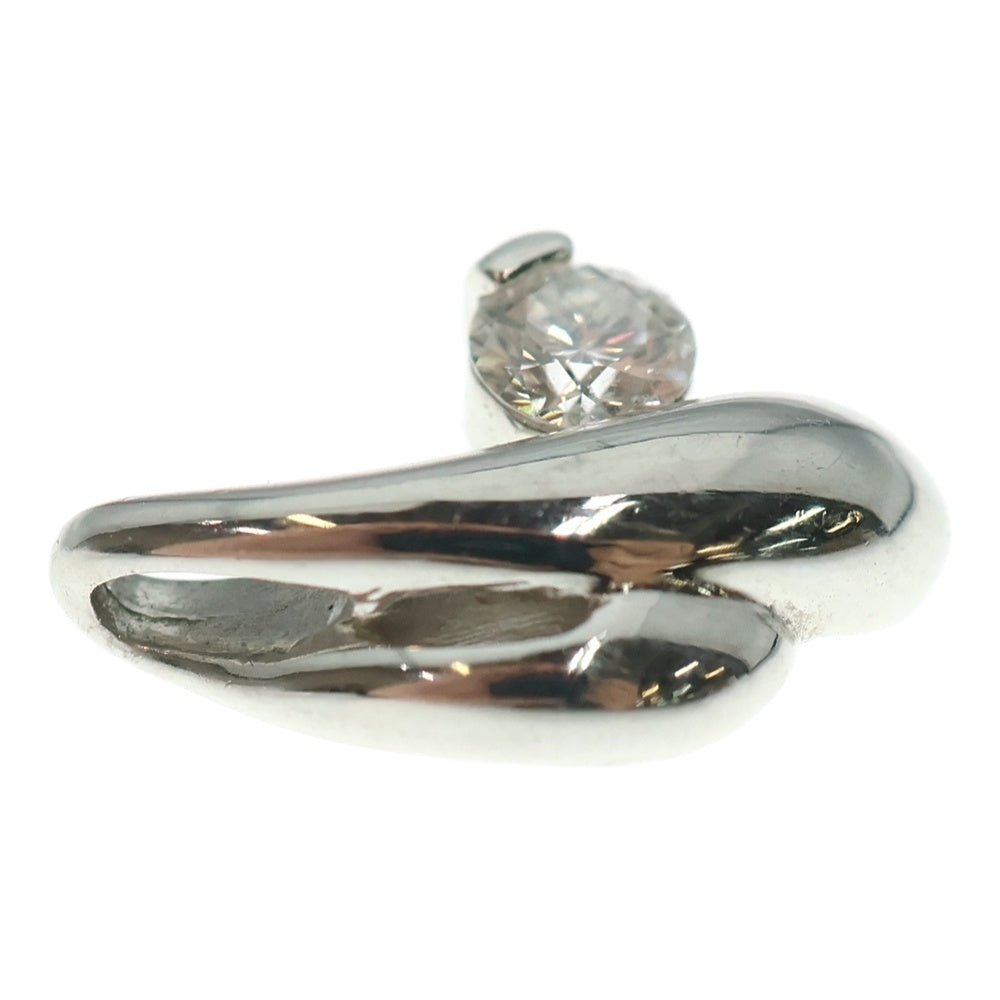 NO BRAND(ノーブランド) PT900 ダイヤモンドトップ シルバー 2.63g