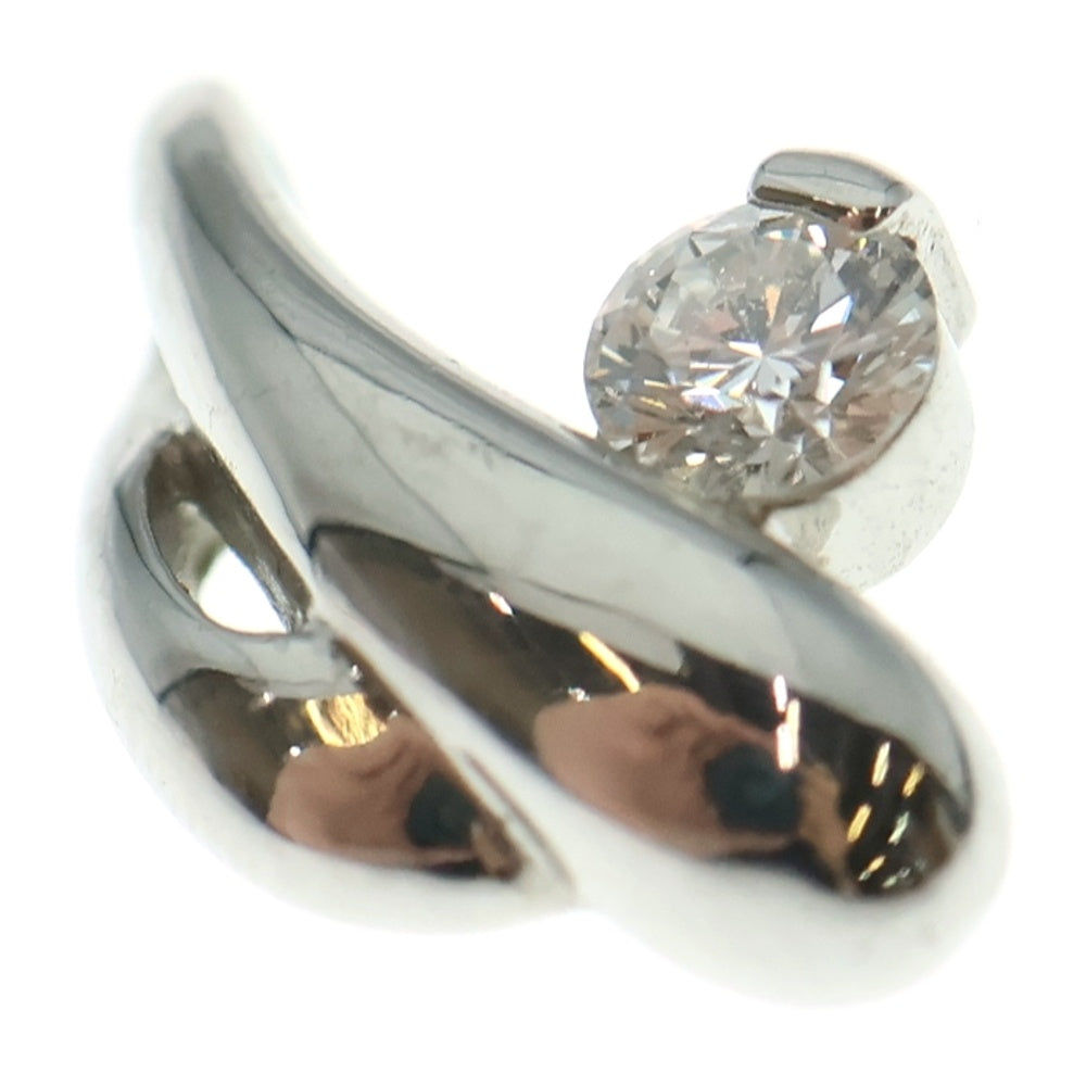 NO BRAND(ノーブランド) PT900 ダイヤモンドトップ シルバー 2.63g