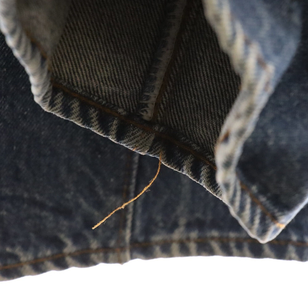 Levi's(リーバイス) 70S VINTAGE 501 66後期 ボタン裏6 スモールe チェーンステッチ 赤耳 ボタンフライ ヴィンテージ デニムパンツ レディース インディゴ