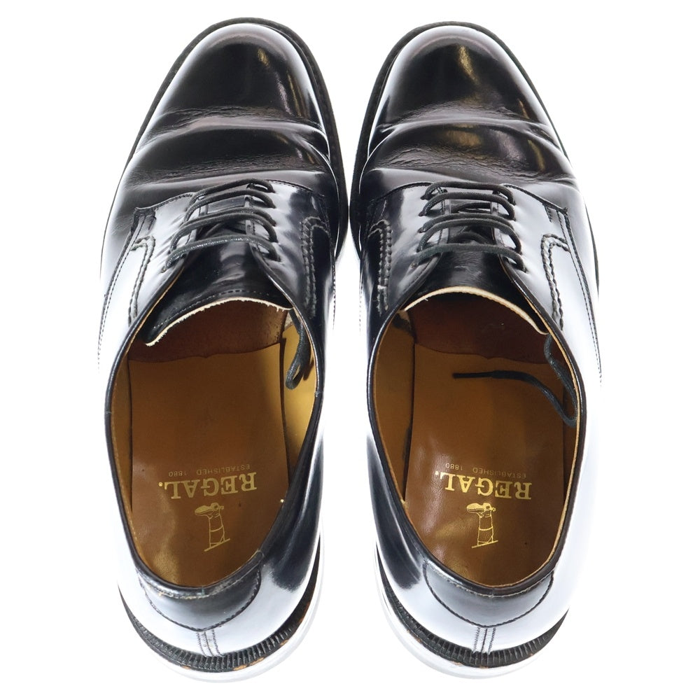 REGAL(リーガル) PLAIN TOE BUSINESS SHOES プレーン テゥー 外羽根 ビジネスシューズ ブラック 2504NA