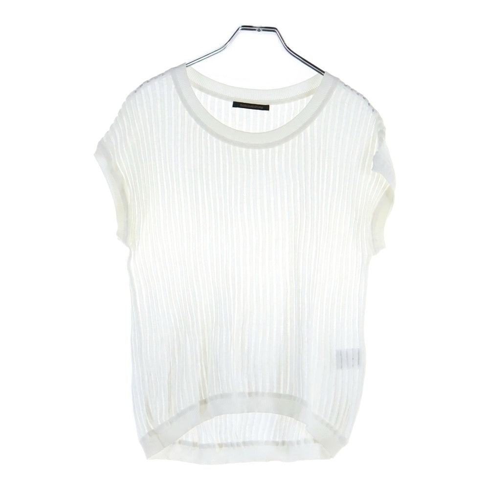 BARNYARDSTORM(バーンヤードストーム) ノースリーブ ニットベスト ホワイト レディース BM425606NM