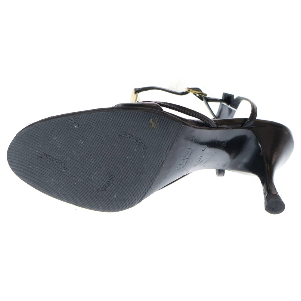 GUCCI ヒールストラップパンプス 超 安い