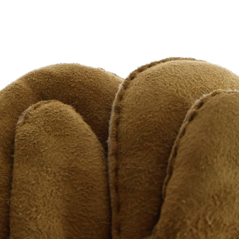UGG(アグ) ムートン グローブ ミトン 手袋 ブラウン キッズ K11103