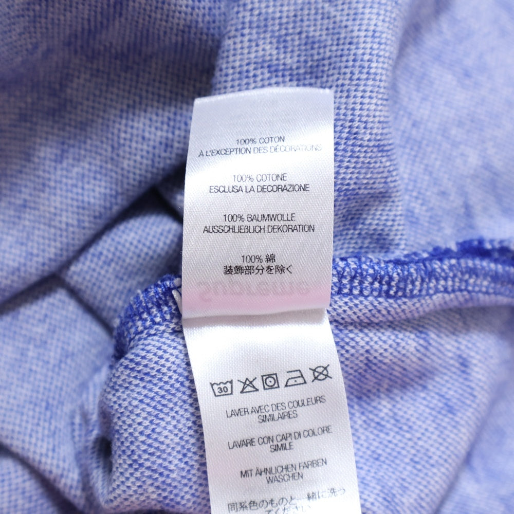 SUPREME(シュプリーム) 22AW Currency Jaquard Zip L/S Polo 総柄 ハーフジップ 長袖ポロニットセーター ブルー