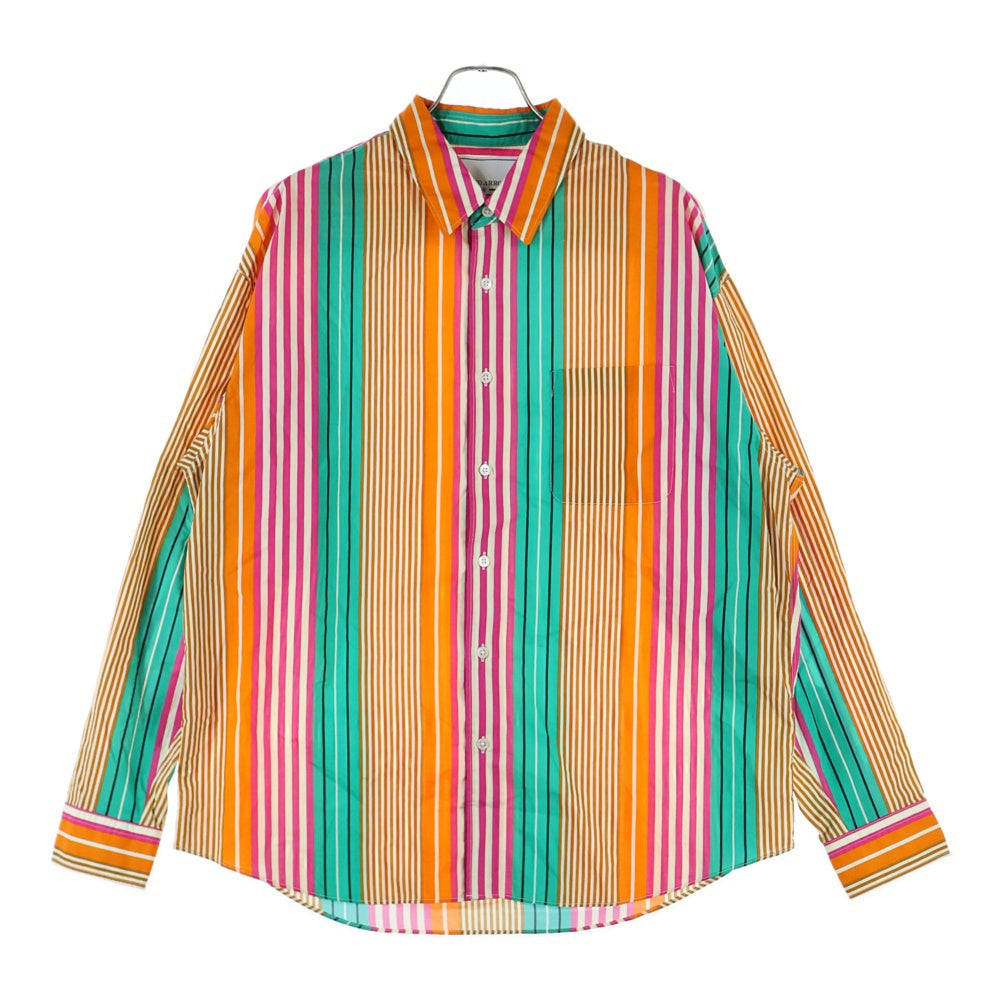 UNITED ARROWS & SONS(ユナイテッドアローズ アンド サンズ) 7B 胸ポケット ストライプ柄 キングスロード 長袖シャツ マルチ 5511-299-0238