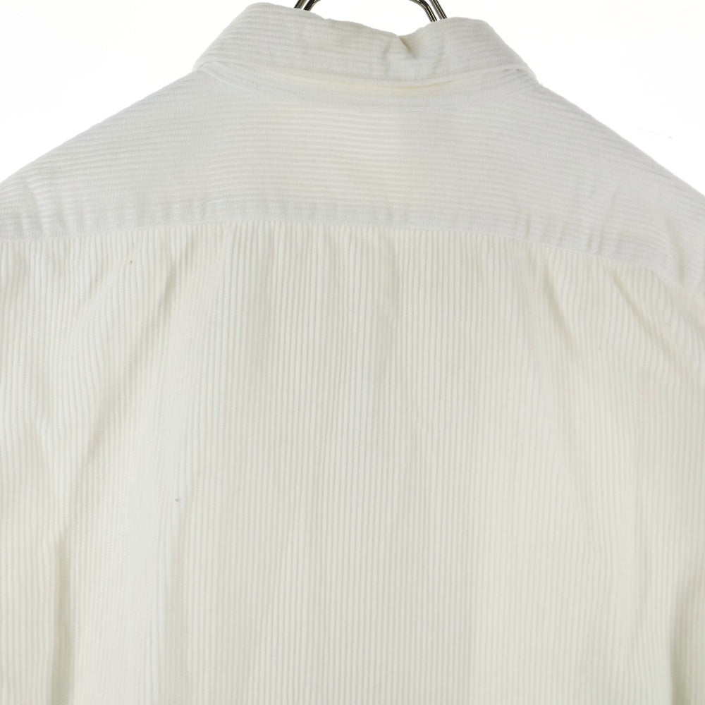 N.HOOLYWOOD(エヌハリウッド) 19AW CORDUROY SHIRT 5B コットン コーデュロイ 長袖シャツ ホワイト 192-SH08-035